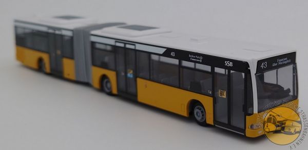 Modellbus "MB Citaro G; SSB, Stuttgart / Linie 43 / SHB-Sondermodell"